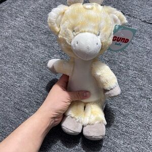Lil Luvs Giraffe Plush Cream Soft Toy 12" Stuffed Animal Baby Gund #6065329
